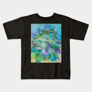 Cottages on the Hill Top Kids T-Shirt